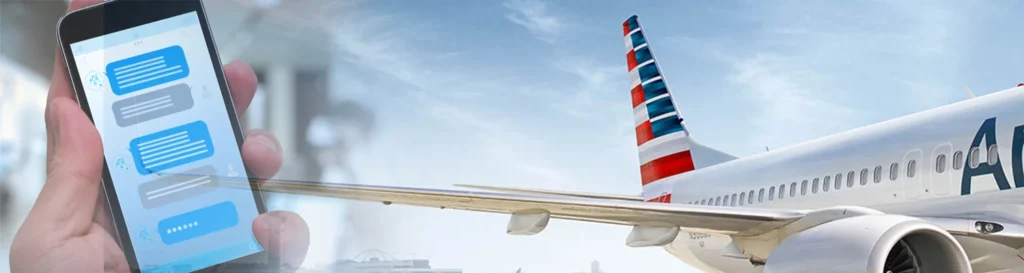 American Airlines Text Chat